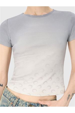 Moon Faded Jersey Baby Fit T-Shirt MARINE SERRE | WTT012ACJER0070GR50